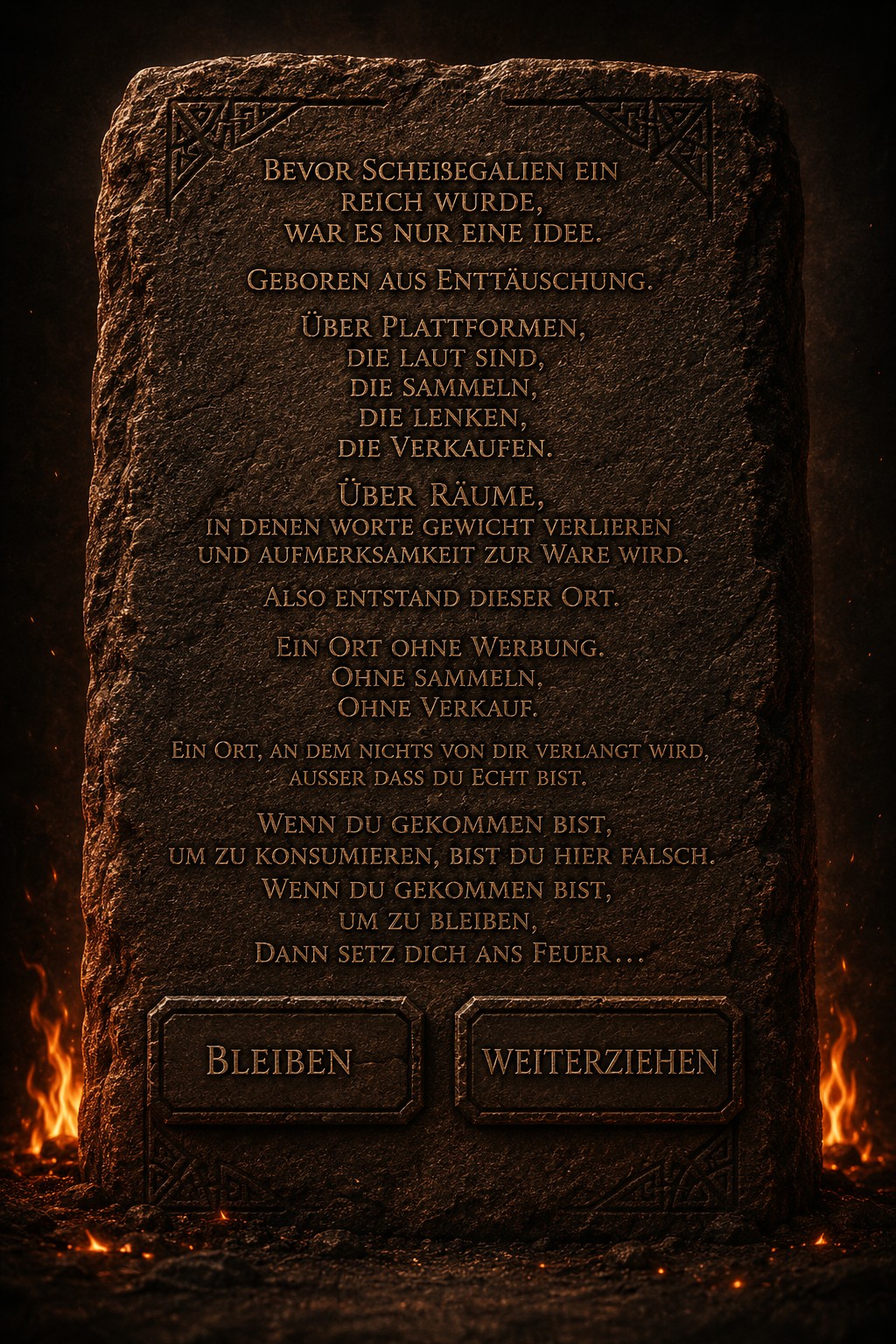 Die Steine von Scheißegalien
